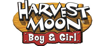 Harvest Moon Boy & Girl logo for PSP